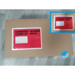 C5 nyomtatott okmánytasak bal ablakos (1000db/csomag)